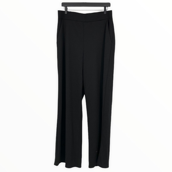 Ashley Stewart Pants - Ashley Stewart Pants Black Wide Leg Pull On Stretch